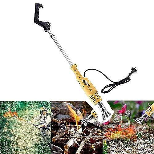 WDZDMYL Quemador eléctrico de Malas Hierbas, desherbador con función 3 en 1, bastoncillo térmico para Matar Malas Hierbas, hasta 650 ℃, Herramientas de jardín, Cable de 1,8 m, 2000 W