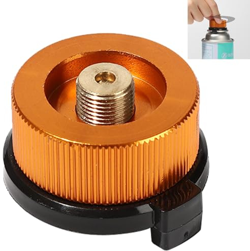 KOAHDE Kartusche Gaskartuschen Adapter,Cozlly Gaskartuschen Adapter,Adapter für den Gastank,Campingkocher Adapter,Outdoor Gas Gasflaschenadapter,Camp Gasflaschenadapter,Campingkocher Anschluss