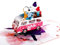 HAPPY GIFTERS Reise der Liebenden Pop Up Karten - Brautdusche Karte 3D Pop Out Überraschung - Handgemachte Jahrestag Geschenke für Ehemann, Ehefrau, Eltern - Unisex Geschenk mit Umschlag enthalten