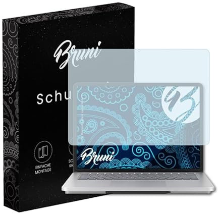 Bruni Screen Protector compatible with Microsoft Surface Laptop Studio 2 Protector Film, crystal clear Protective Film (2X)