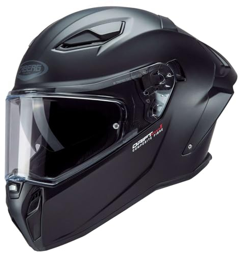 Caberg Drift Evo II 2 Integralhelm Solid schwarz matt ECE 22.06 mit Pinlock und Sonnenblende, XS 53/54