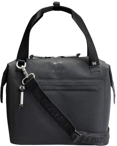 Stanley All Day Julienne - Mini bolsa térmica suave y lonchera de 7.4 cuartos de galón, enfriador de 10 latas con asas y correa, se mantiene fría durante horas, bolsa de viaje aislada con cremallera