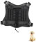 Sosoport Weste für Hund Hundewestengeschirr Weste mit Taschen Hundeanzug hundegeschirr Taktische hundeweste Kleidung kostüme Outfit wasserdichte hundeweste Hund Weste Anzug Haustier