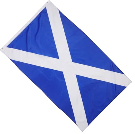 FONDOTIN Drapeau Écossais Polyester Pour Événements Sportifs Décorations Et Fêtes Nationales Drapeau De Soutien Pour Fans De Rugby Football