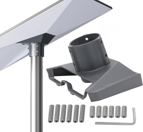 Starlink Gen 3 Rohradapter, Starlink Gen 3 Halterung, für Starlink Gen 3 Standard Dish, Starlink V3 Montageplatte Dachhalterung Starlink Gen 3 Mount Kit Gen3, Starlink Pole Mount Gen 3