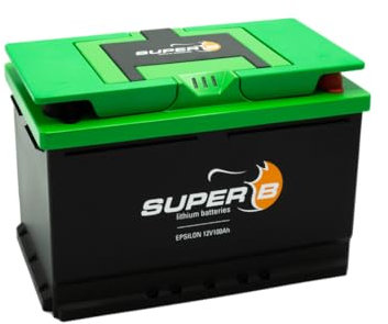 SUPER B Batterie Epsilon 100Ah Format Ultra Compact Camping-Car