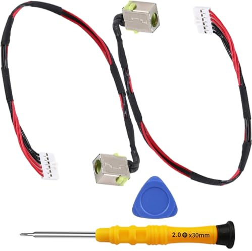 ZHUROUPU Repuesto DC Power Jack Charging Cable DC301010V00 para Acer Nitro 5 AN515-51 AN515-54 AN515-52 AN515-53 AN515-31 AN515-43 AN715-51 AN515-42 Predator G3-571 G3-572