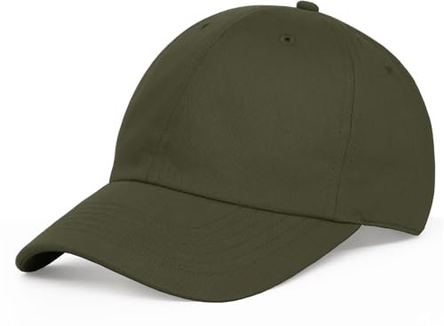 Artexia - Cappellino con Visiera 100% Cotone - Unisex - Cappellino Uomo con Visiera - Corona Morbida e Flessibile - Cappello Donna Estivo (IT, Testo, Taglia Unica, Verde)