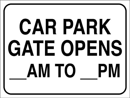 Les Portes Du Parking Sont Ouvertes Panneau D'Avertissement Métal Tôle Signe Vintage Affiche Poster Plaque Rétro Métallique Panneau Pour Salle De Bain Maison Café M