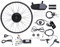 WindWilder 24 Zoll E-Bike Umbausatz 36V 500W Hinterrad Elektrofahrrad Umbausatz, 5-Gänge Ebike Kit mit LCD Praktisches Display, Elektro-Fahrrad Umbausatz (Hinterrad)