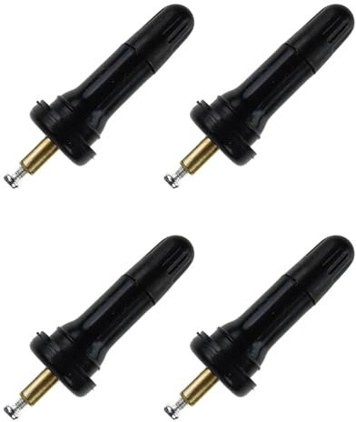 4 Stück Rdks Ventile für Reifendrucksensoren Auto,Valve Reifendruckkontrollsystem Rdks Sensoren Autoreifen, Reifenventile Rdks ProgrammiergeräT Gummiventile,Tpms Sensor Reifendruck-Kontrollsystem