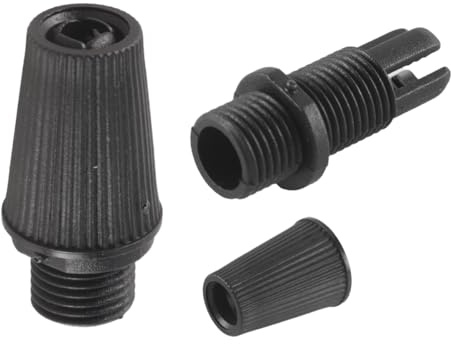 Hoite Lot de 20 serre-câbles en plastique M10 – Verrous anti-traction noirs (pour câblage, suspensions et plafonniers)