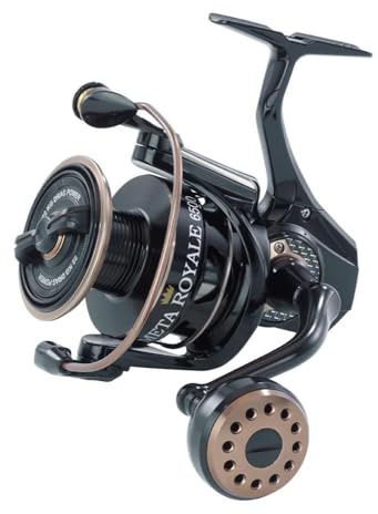 WFT RYOBI META Royale 6500 Angelrolle, 12 Lager, 24KG Bremskraft, Aluminium, 470g, 4.7:1 Übersetzung, Salzwasserrolle, Meeresrolle für Großfrisch