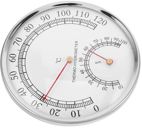HOMOCONO Präzises Industrielles Hygrometer und Thermometer aus Abs für Sauna und Innenräume mit Stabiler Leistung und Umfassender Temperatur und Feuchtigkeitsüberwachung