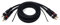 Maincore 1.5m long 2 x RCA to 2 x RCA with Ground/Earth/Tag Cable Lead for Turntable Vinyl Record Deck Mixer CD Player (Available in 1.5m, 2m, 3m) (1.5m)