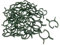 KINGLAKE 100 Stück Pflanzenclips Pflanzenklammern, Tomatenclips, Pflanzen Clips klein, Tomaten Befestigung Clips, Pflanzenringe Blumenklammern Rankhilfe Klammern für Pflanzen (M)