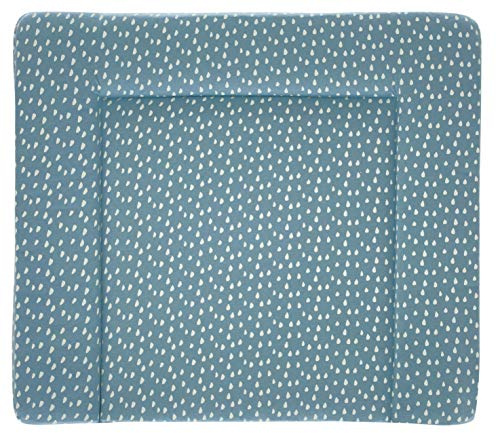Träumeland TT80204 Wickelauflage Tropfen Ozeanblau PVC-frei, 75 x 85 cm, mehrfarbig