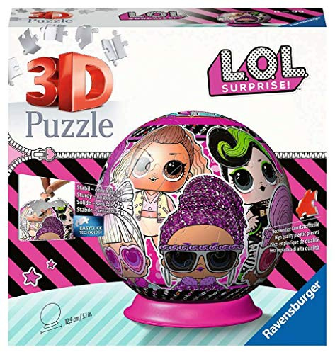 Ravensburger LOL Surprise! 72 Piece 3D Jigsaw Puzzle For Kids Age 6 Years and Up - No Glue Required, [Amazon Exclusive]