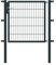Alberts 647087 Einzeltor Flexo mit Zubehör | verschiedene Breiten und Höhen | anthrazit | Breite 100 cm | Höhe 100 cm