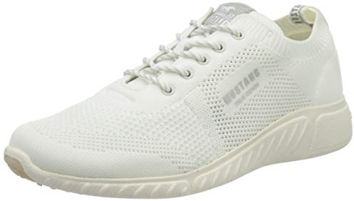 MUSTANG Damen 1315-307-1 Sneaker, Weiß (Weiß 1), 42 EU