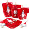 Logbuch-Verlag 6 kleine rote Weihnachtstüten mit Wichtel Geschenk Verpackung Weihnachten Wichtelgeschenk für Kunden, Kollegen, Kinder