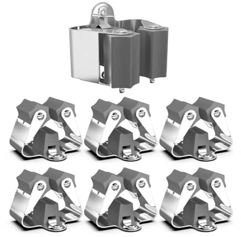 3-H Colgador Escobas y Fregonas,Colgador y Organizador de Pared Fregonas Cepillos Escobas de Soporte,para colgar escobas y fregonas, para Hogar y Cocina,Garajes,Sala de Estar, Balcón（6）