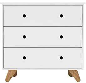 LaNatura Kommode, MDF, Pinie, Weiß, Natur, normal