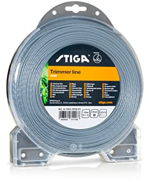 Stiga Cavo per Decespugliatori SP66, Lunghezza 126m, Diametro 2mm, Nylon, Rotondo con Scanalature