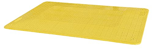 The Workplace Depot Pedestrian Hole Cover- Heavy Duty Temporary Plastic Excavation Manhole Trench Plate-1220 x 825mm – Safety Cover for Streetworks, Maintenance & Construction