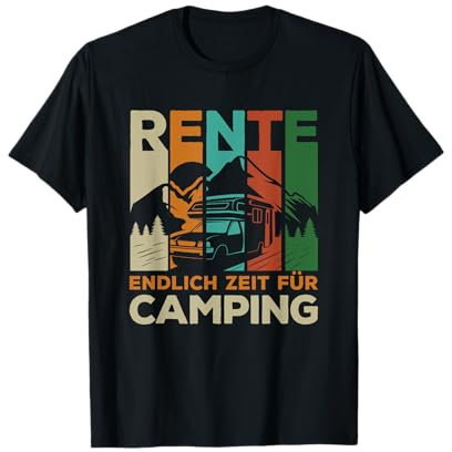 Rente Rentner Camping Capen Camper 2024 2025 T-Shirt