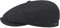 Stetson Hatteras Classic Wool Schirmmütze - Schiebermütze Herren - Flatcap mit Baumwollfutter - Herrencap mit Fischgrätmuster - Ballonmütze Herbst/Winter - Wintercap schwarz-grau 59 cm