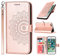 ELTEKER Cover per iPhone 7, Cover per iPhone 8,Cover iPhone SE 2020, Custodia iPhone 7/8/SE 2020/SE 2022, Pieghevole Custodia Cover per iPhone 7/8/SE2020/SE2023, Rosa