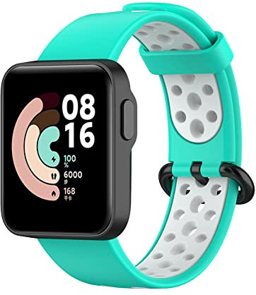 Tyogeephy Sostituzione Cinturino Compatibile con XiaoMi Mi Watch Lite/Redmi watch 1 Cinturino Colorato Silicone per XiaoMi Mi Watch Lite Smartwatch per Donne Uomini