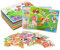 HOMCENT Holzpuzzle für Kleinkinder 6 Teiliges Kleinkind Puzzle Set Pädagogisches Vorschulspielzeug, Montessori Spielzeug