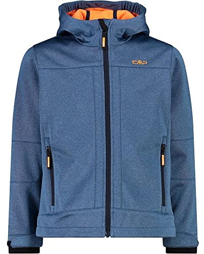 CMP, Kid Jacket Fix Hood, Boy, Bluestone Mel., 140