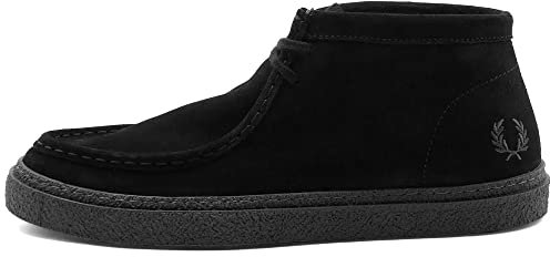Fred Perry Dawson Mid Suede B4351 Schwarz, Schwarz , 44 EU