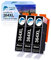 GoToners 364XL Druckerpatronen kompatibel für HP 364 XL schwarz für Deskjet 3520 3070A 3522 3524, Officejet 4620 4622, Photosmart 5510 5520 5522 5524 B110 B109 B209 5514 5515 6510 6520 7520 (3 Black)