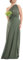 Juvell Brautjungfernkleid Curvy - Brautjungfernkleid lang - Plus Size Maxi-Kleid - Wickelkleid Curvy - Hochzeit-Abiball - festliches Multiway-Kleid - 1000-C (46-50, Grün)