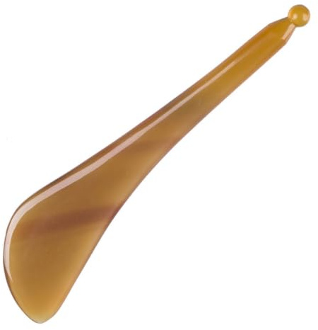 1 x Yak- -Muskel-Stab, Schabbrett, Horn-Werkzeug, Hand-Roller, Massagegerät, Fuß, Nacken, Gesicht, Rücken, Bildhauer, Gesichtswerkzeuge, Massage-Schabwerkzeug, Augen,