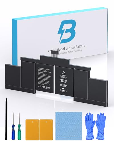 BYENE A1494 A1618 Battery for MacBook Pro 15 Inch Retina A1398 (Late 2013, Mid 2014, Early 2015) New Laptop Battery A1494 A1618 8550mAh