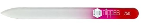 nippes Glasnagelfeile Rot | 14 cm | Beidseitig Verwendbar | Glasfeile für Nägel | Nagelfeile Glas | Glasfeile für Nägel Hochwertig