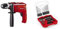 Einhell Schlagbohrmaschine TC-ID 650 E (650 W, Bohrleistung Ø Holz 25 mm, Beton 13mm, Metall 10 mm, Metall-Tiefenanschlag, Gürtelhaken, inkl. 40-tlg. Bit- und Bohrer-Set)
