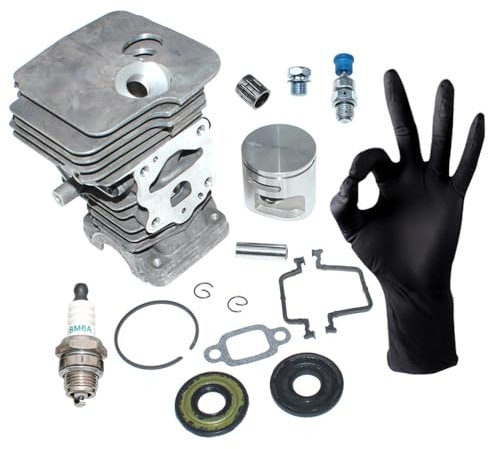 Kit cilindro pistone per Husqvarna 445 445 II 445E 445E II 450 450 II 450E 450E II Jonsered CS2245 CS2250 RedMax GZ500 McCulloch CS450 Craftsman 358382000