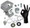 Kit cilindro pistone per Husqvarna 445 445 II 445E 445E II 450 450 II 450E 450E II Jonsered CS2245 CS2250 RedMax GZ500 McCulloch CS450 Craftsman 358382000