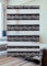 PlisseeOnline Doppelrollo Klemmfix ohne Bohren Schwarz Silber mit Muster und Perlen Duo Rollo für Fenster und Türen Plissee Rollo Gardine 140 x 150 cm Blickdicht Klemmrollo mit Perlen Seitenzugrollo
