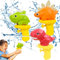 Wasserpistole für Kinder, 3 Stück 100ml Cartoon-Wasserspritzpistole, Dinosaurier Wasserpistolen Wasserspritzpistole Klein bis zu 4-6m, Spritzpistole Wasser für Schwimmbäder,Gärten,Geburtstagsgeschenke