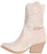 Stivali Camperos Texani Donna Estivi Bassi in Camoscio e Trasforati con Tacco Basso (Beige, Sistema Taglie Calzature EU, Adulto, Numero, Media, 36)
