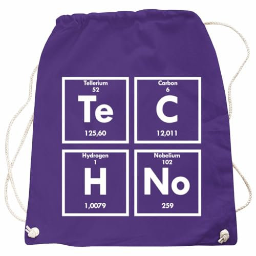 Rucksack Tasche Beutel Techno Musik House Elektro Dance Clubs Party dj Disco