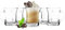 Glasmark KROSNO 1992 Verre Thé Café Avec Poignée 200 ml Robuste Lavable Au Lave Vaisselle Brillant Transparent