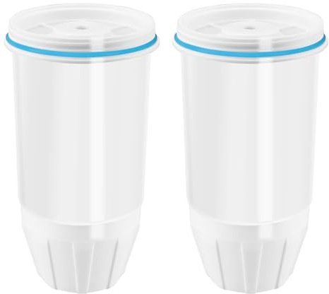 GABEALF Filtro de agua de repuesto compatible con Zero Jarra y dispensadores ZR-001, ZR-017, ZP-006 ZD-013 Sistema de filtro multietapa